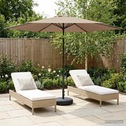 Parasole da Giardino con Base 300 x 300 cm Poliestere 42036232