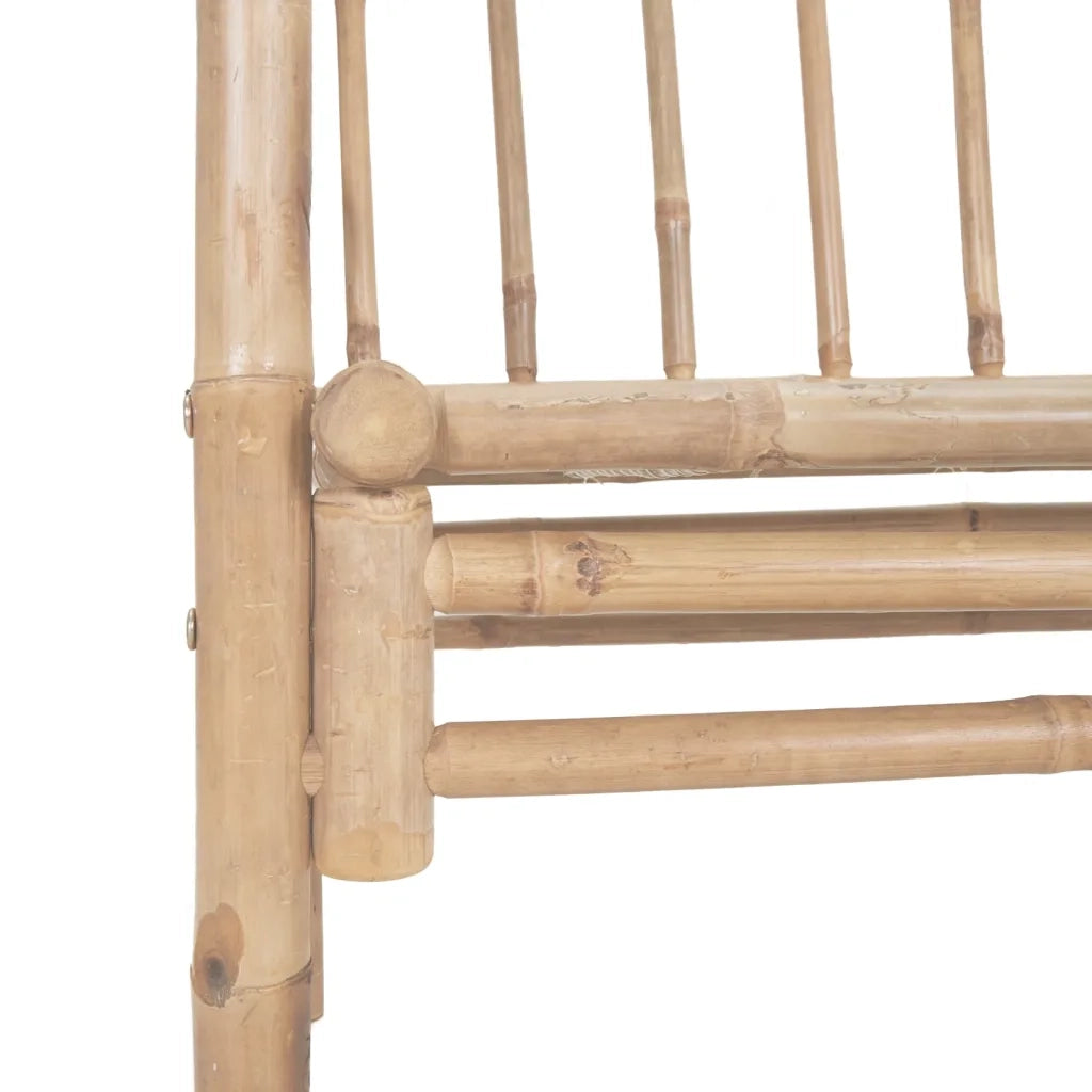 Panca da Giardino con Pergola-Sgabello-Panca da esterno 116 cm in Bamb¨´