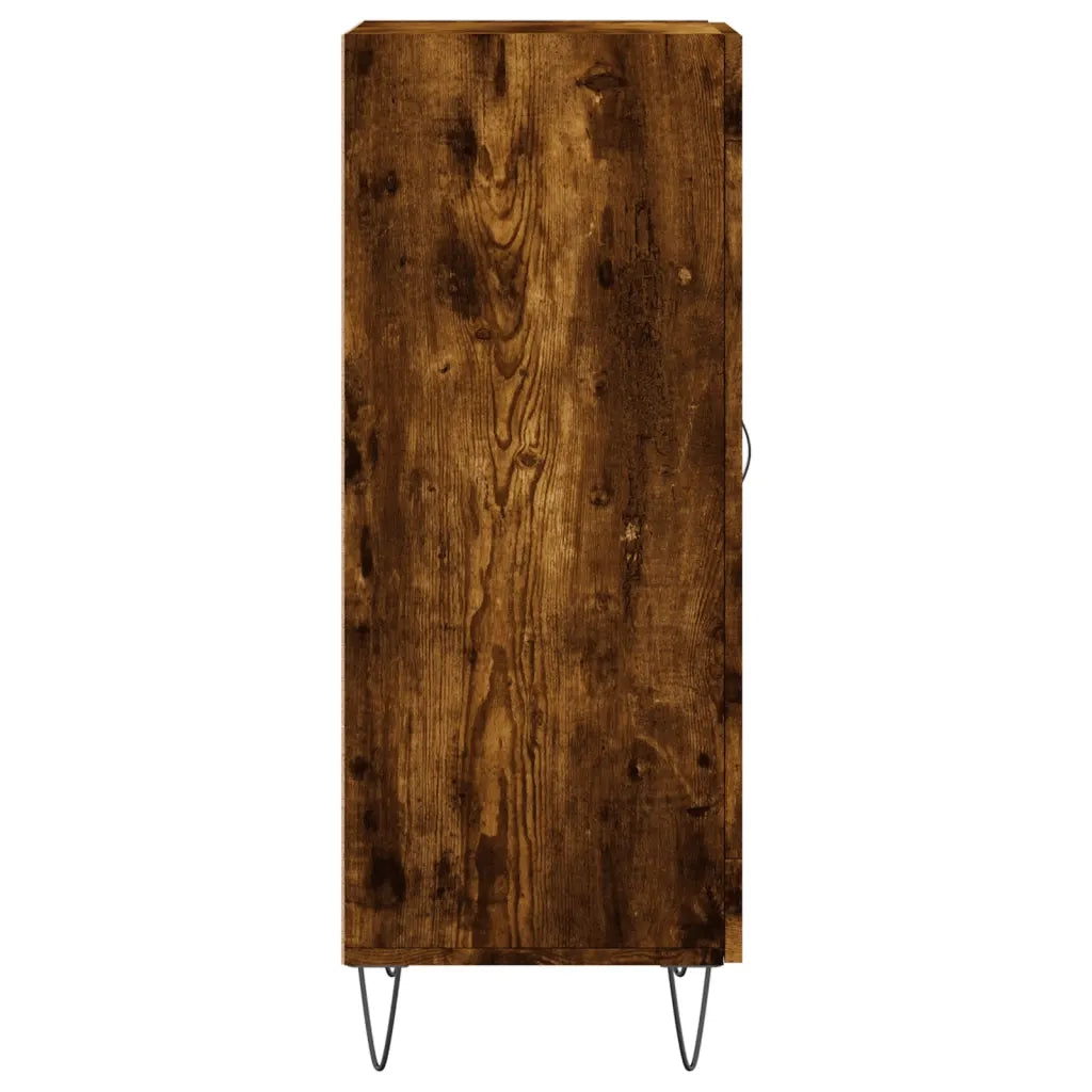 Credenza-Buffet-Armadio da cucina Rovere Fumo 34,5x34x90 cm in Legno Multistrato 138579