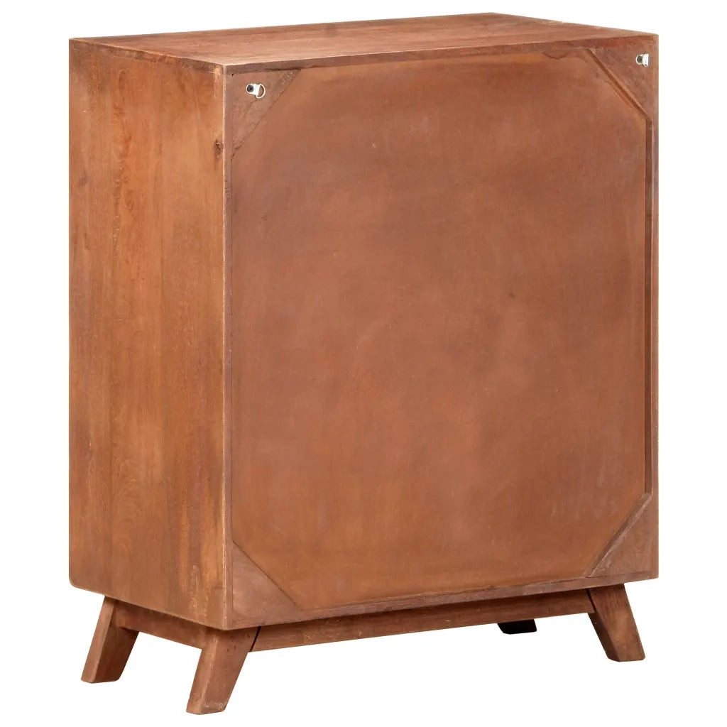 Credenza | Madia | Buffet da pranzo | Armadio da pranzo 60x35x75 cm in Legno Massello di Mango