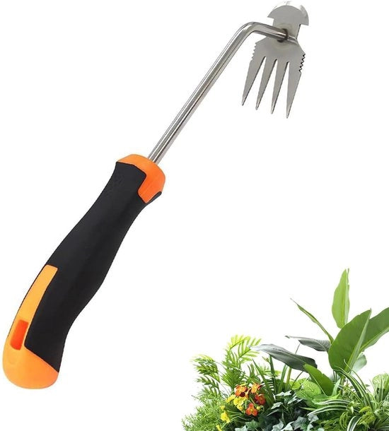 Strumento per riconoscere le erbe per giardinieri - Attrezzo da giardino professionale con impugnatura in gomma