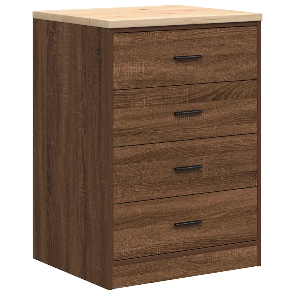 Armadietto per Garage in Rovere Marrone 60x51x85 cm 860604