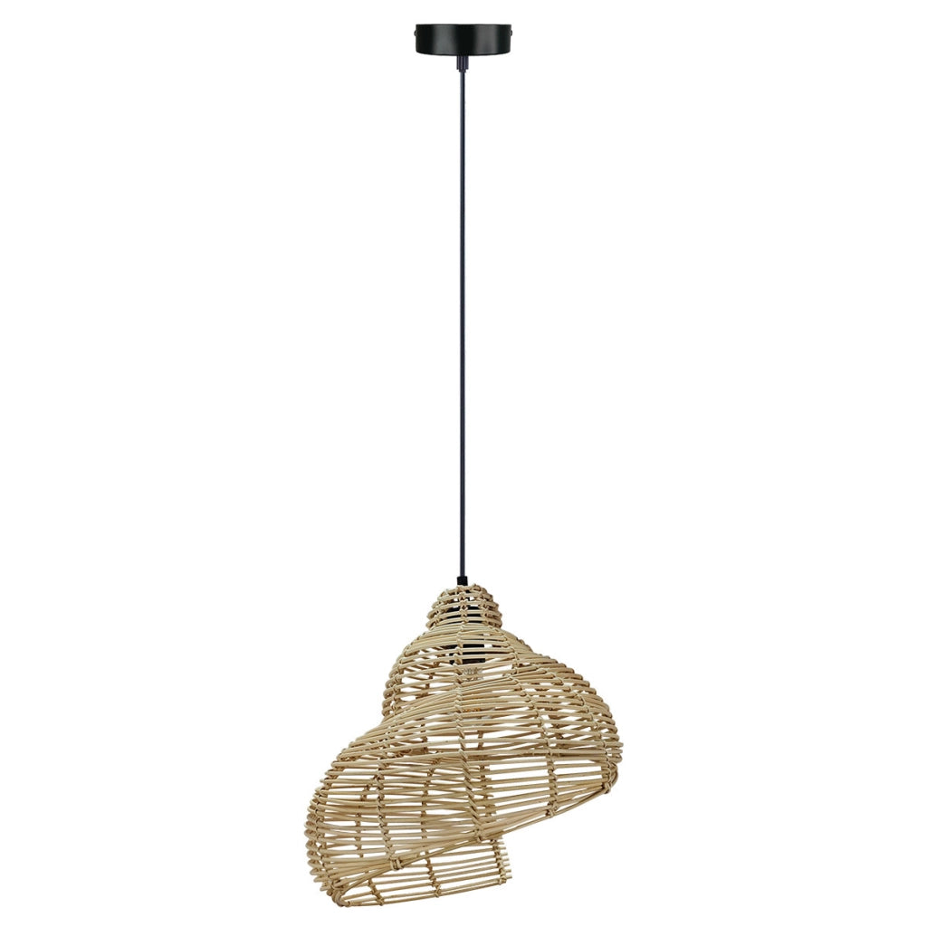 Lampada a sospensione Shella rattan Ø40 E27 Light Prestige