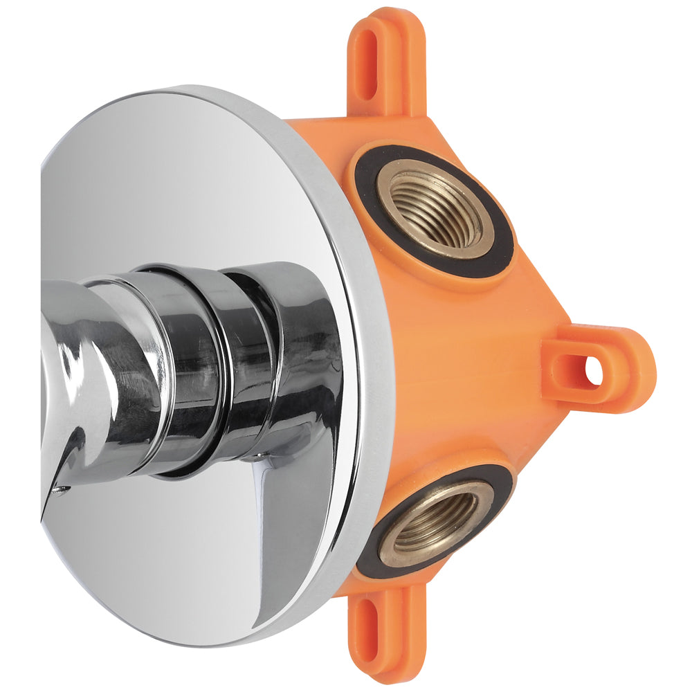 MISCELATORE MONOCOMANDO DOCCIA AD INCASSO CROMATO LUCIDO SERIE FLAT FERIDRAS 401025