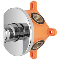 MISCELATORE MONOCOMANDO DOCCIA AD INCASSO CROMATO LUCIDO SERIE FLAT FERIDRAS 401025