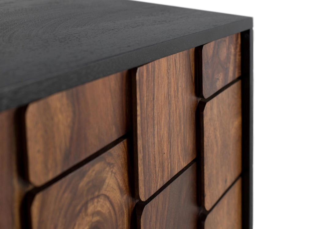 Credenza a quattro ante in legno di sheesam