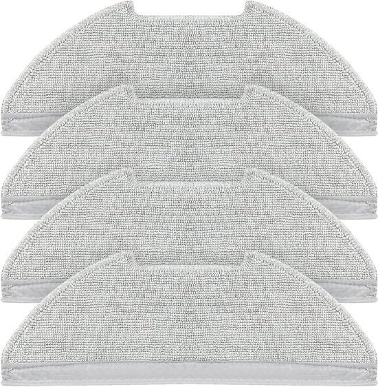4x Asciugamani per la Pulizia - Adatto per Eufy X8 Pro aspirapolvere - Anti-Odore - Anti-Allergia