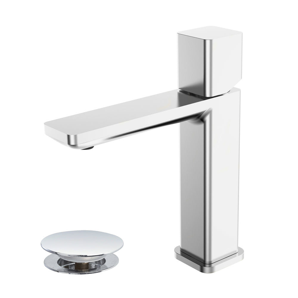 MISCELATORE MONOCOMANDO RUBINETTO LAVABO CROMATO LUCIDO SERIE LOTUS FERIDRAS