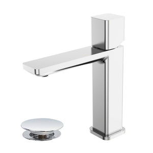 MISCELATORE MONOCOMANDO RUBINETTO LAVABO CROMATO LUCIDO SERIE LOTUS FERIDRAS