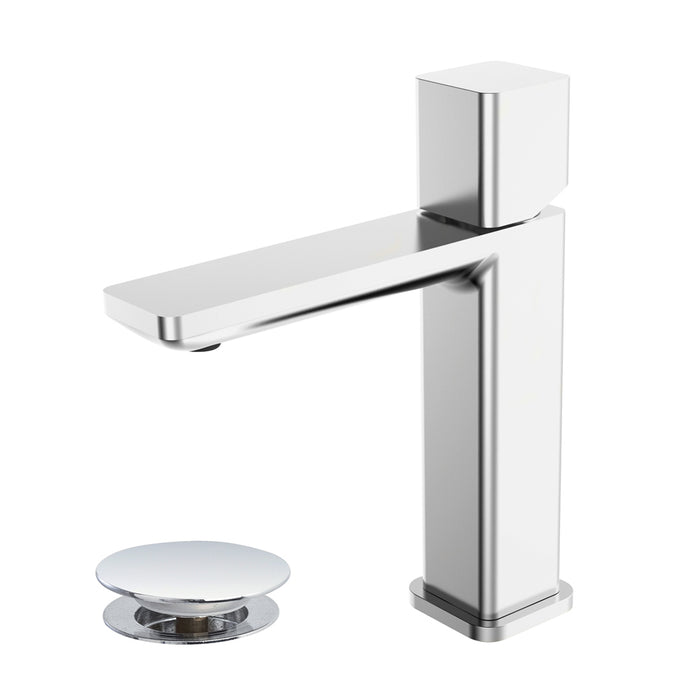 MISCELATORE MONOCOMANDO RUBINETTO LAVABO CROMATO LUCIDO SERIE LOTUS FERIDRAS