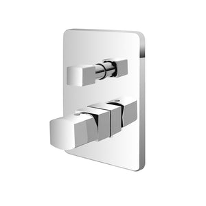 MISCELATORE MONOCOMANDO DOCCIA INCASSO + DEVIATORE CROMATO SERIE LOTUS FERIDRAS