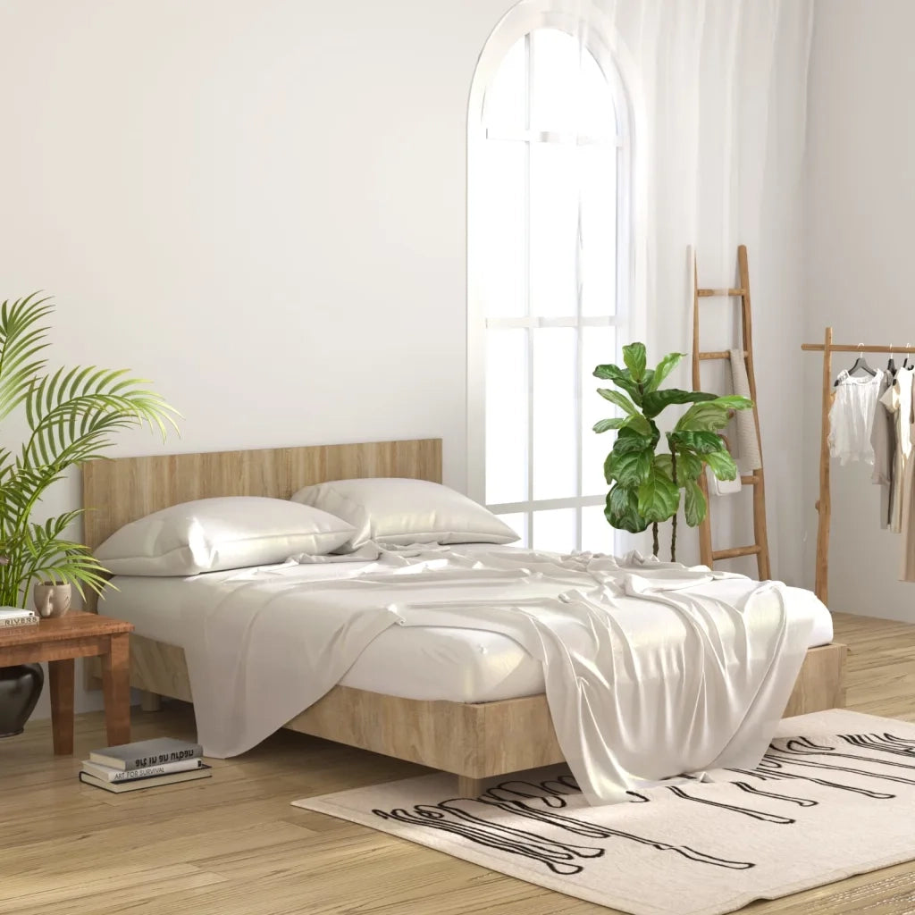 Testiera Letto Rovere Sonoma 160x1,5x80 cm in Legno Multistrato 811037