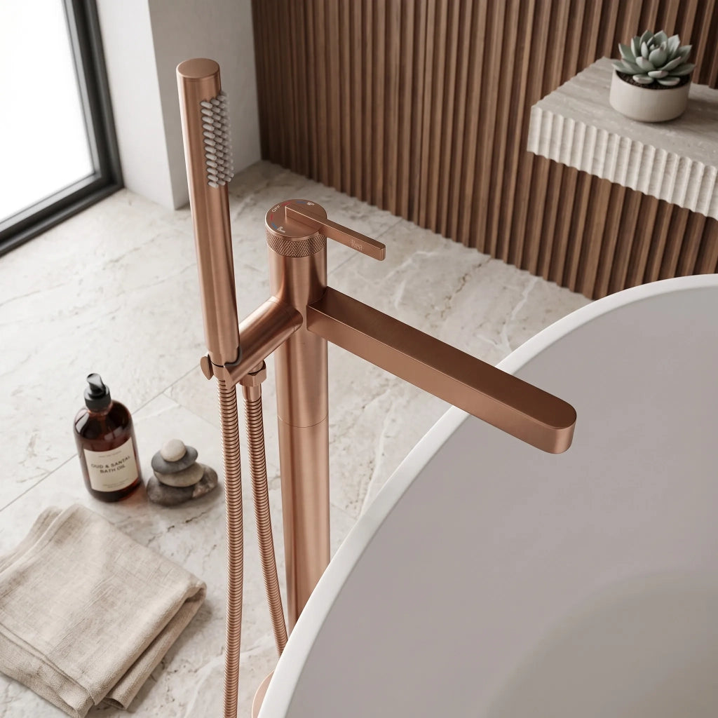 Rubinetto Indipendente Rea Grace Brush Copper