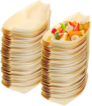Tavoli per finger food - Banchi in legno biodegradabili - Ideali per snack - 100 pezzi - Perfetti per feste - Ecocompatibili
