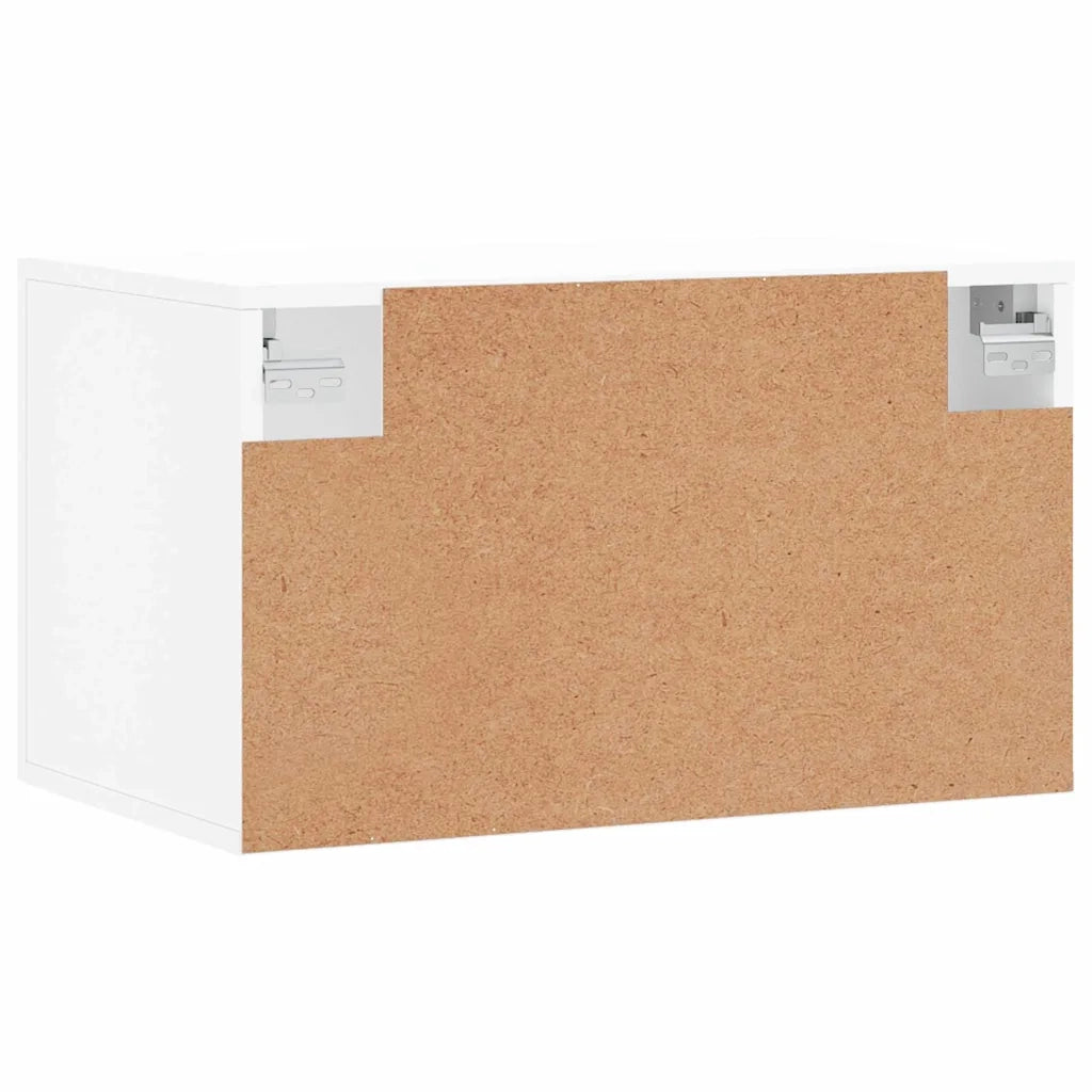 Mobile a Parete Bianco 60x36,5x35 cm in Legno Multistrato 829996
