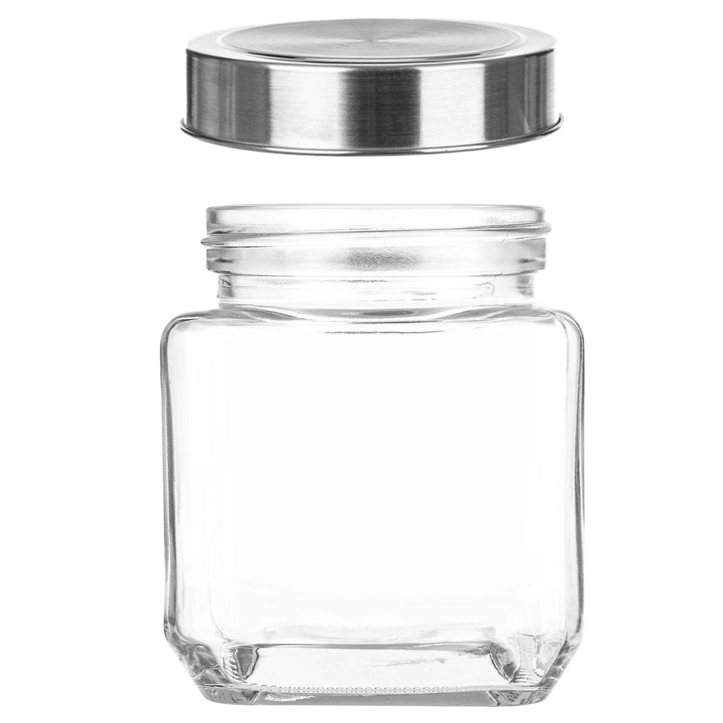 Contenitore per alimenti in vetro KADAX con coperchio, 500 ml, per prodotti sfusi.