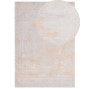 Tappeto tappetino Cotone Beige Effetto Distressed 160 x 230 cm Oriental Vintage