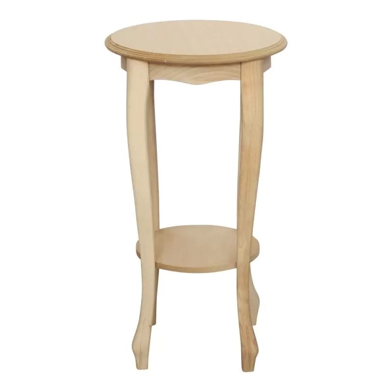 Porta vaso legno massello grezzo 38x38x70 - Mobili 2G