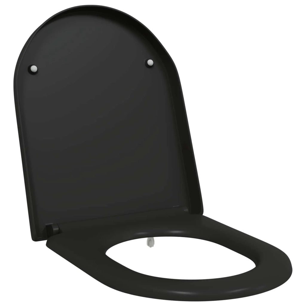 Sedile del WC Nero 49 x 36 x 4 cm Duroplast CFW5861699