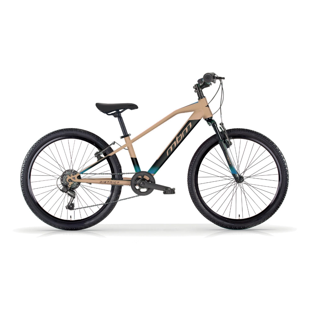 Bicicletta MTB Uomo MBM District 26" con Cambio 7 Velocità-Beige