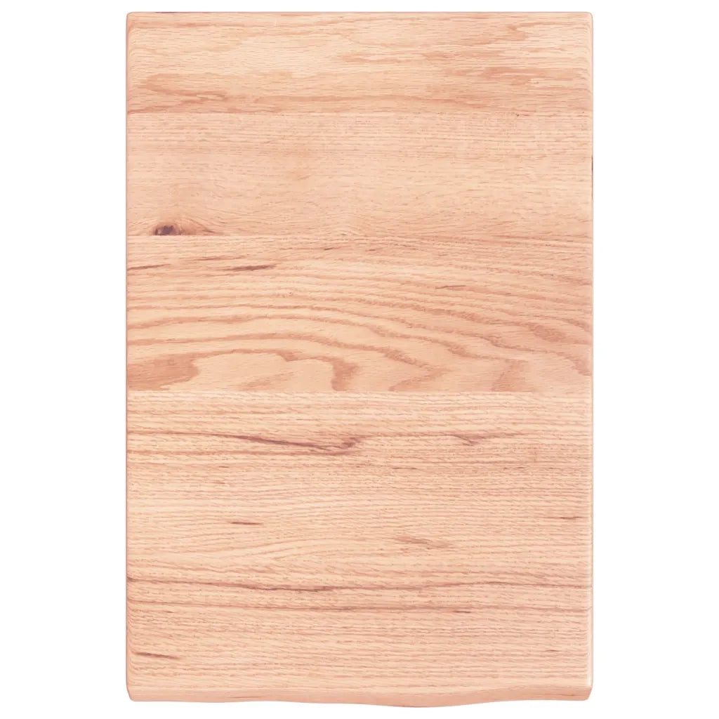 Piano Bagno Marrone 40x60x(2-4) cm Legno Massello Trattato 3156099