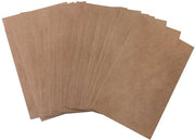 Zaketti di carta per regali 100 pezzi - Borse di carta in cartone - Borse di carta marroni - Borse di carta piatte - Chiusura con cerniera - 11,5 x 16 cm - Imballo per regali
