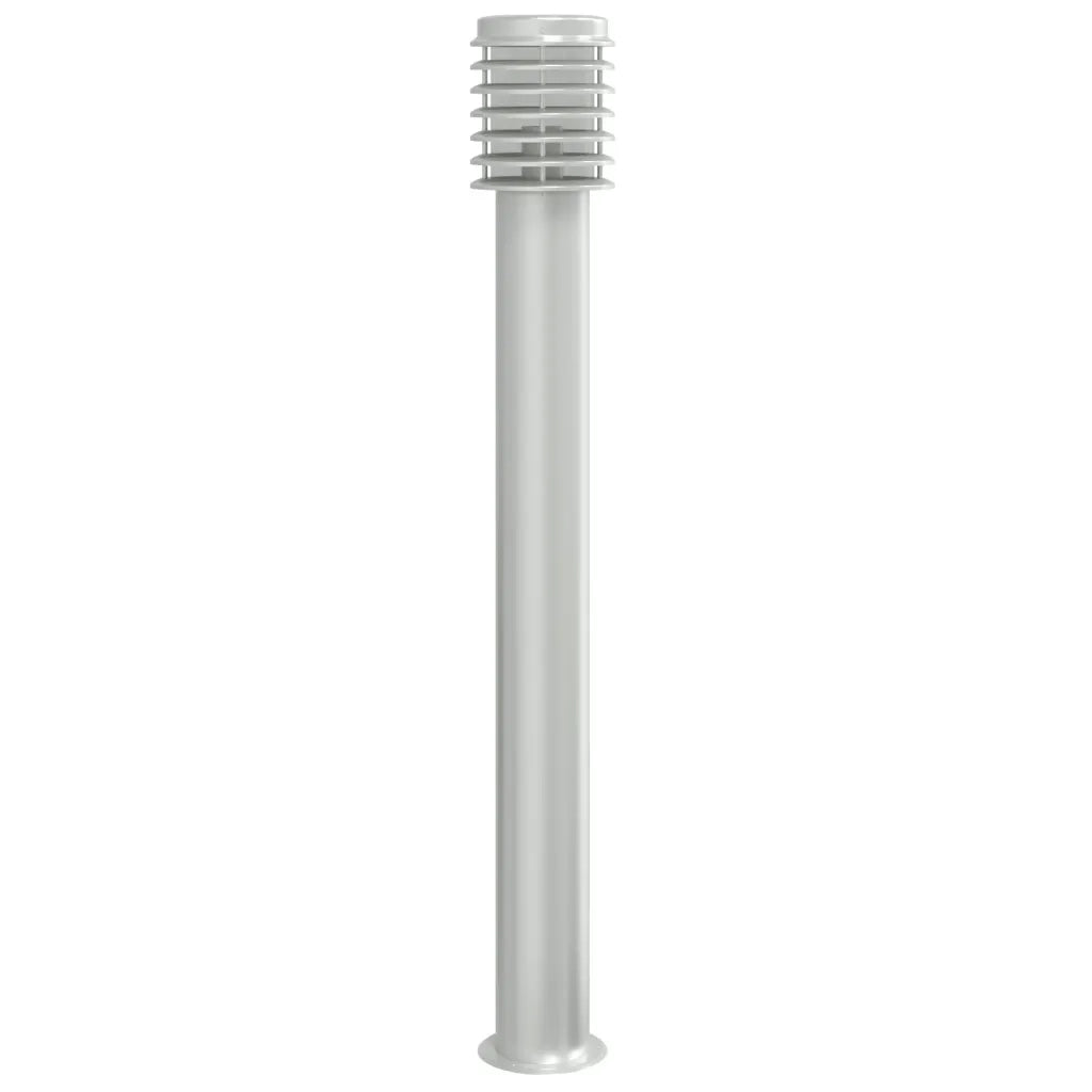 Lampada da Terra per Esterni Argento 110 cm in Acciaio Inox CFW3707246