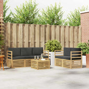 Set divani Legno di Acacia Massello 3391377