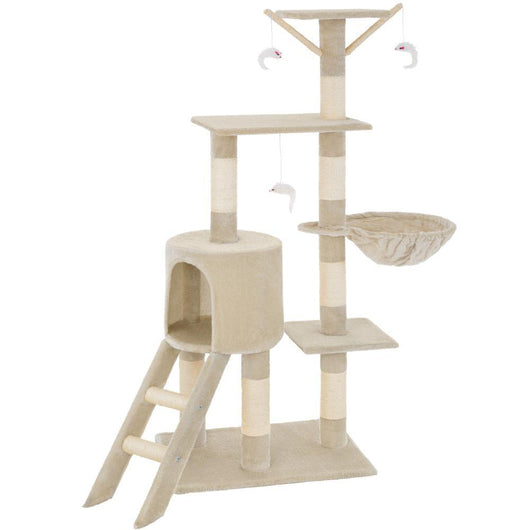 Tiragraffi per gatti 142 cm beige 3708072