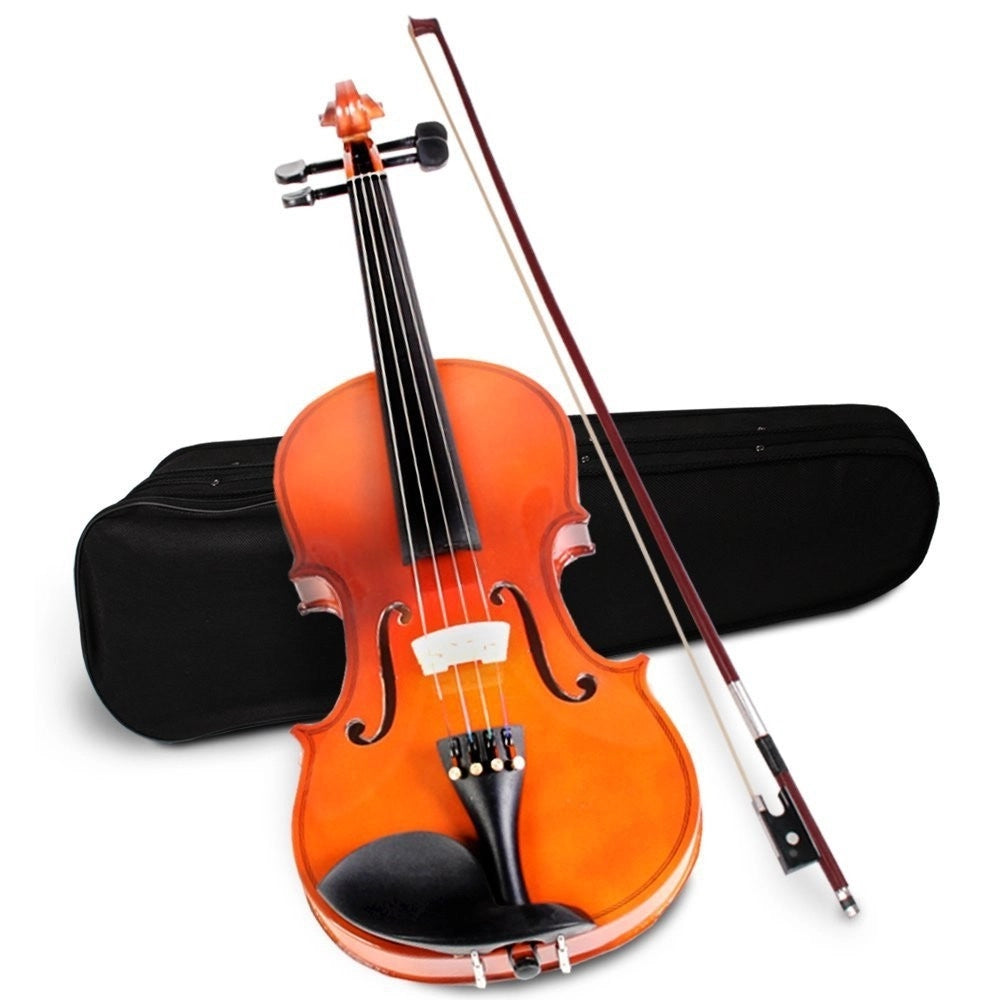Trade Shop - Violino Da Studio 4/4 Con Custodia Rigida Archetto Pece Ponticello E Corde -