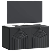 Mobile TV da Muro | Armadietto TV | Mobile Porta TV Nero 59,5 x 31 x 30 cm