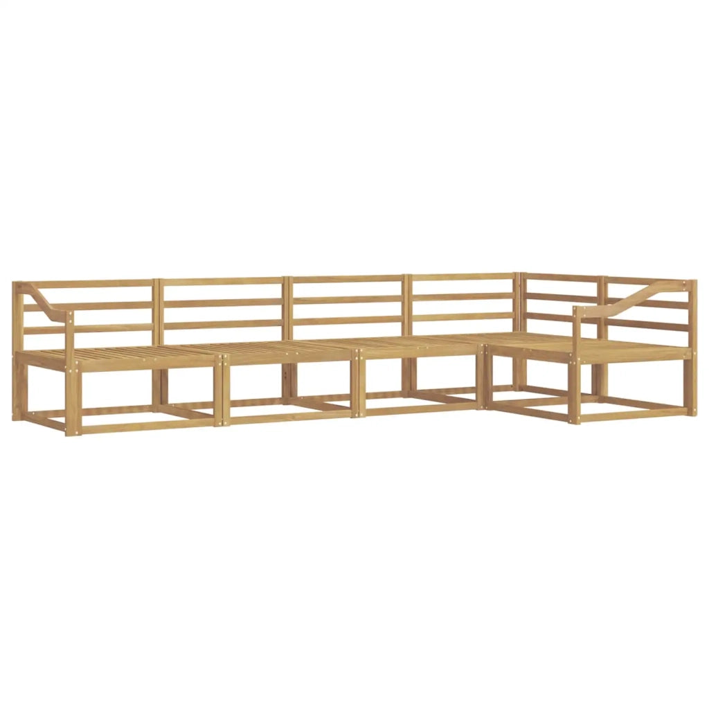 Set di divani da esterno 5 pcs Bianco 325 x 166,5 x 73 cm 3386458