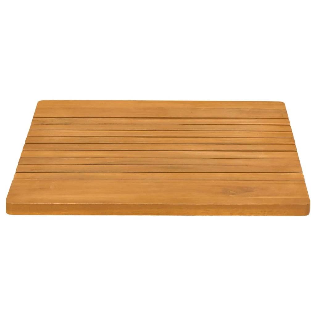 Tappeto da bagno Tinta unita Marrone 52 x 50 cm legno