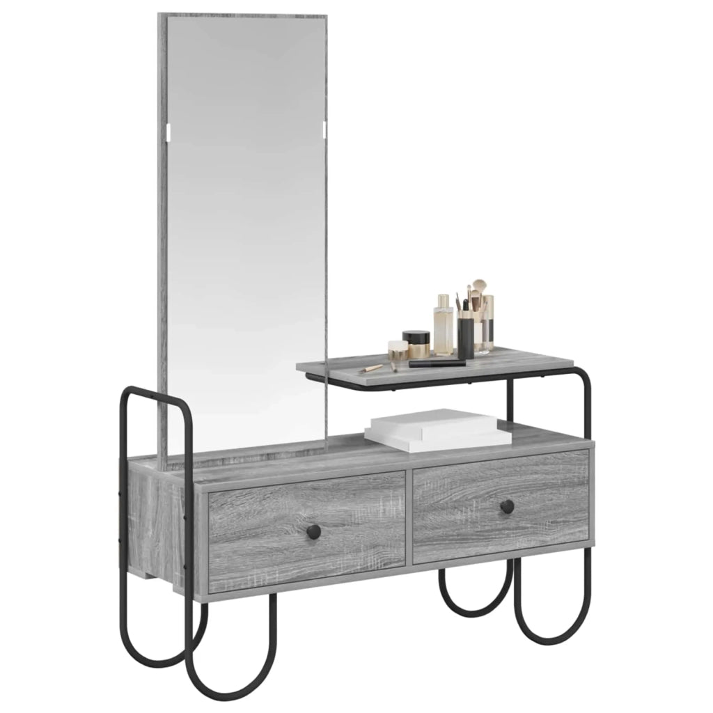 Tavolo da Trucco Sonoma grigio Legno ingegnerizzato 8007686