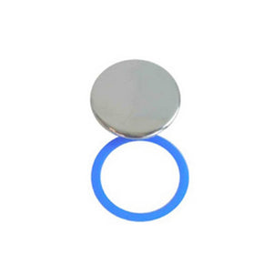 Coppia graffa in ottone per maniglia rubinetto