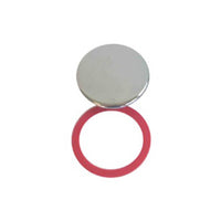 Coppia graffa in ottone per maniglia rubinetto