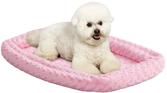 Cuscino per Animali Modello 40322-PS, 56 cm, Cuscino in Feltro per Cani e Gatti, Confortevole, Ideale per Piccoli Rasse di Cani, Adatto per Sedile da 56 cm, Resistenti alla Lavatrice e al Secchio, Rosa