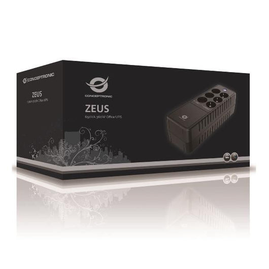 Conceptronic zeus05e gruppo di continuità (ups) standby (offline) 0,65 kva 360 w 6 presa(e) ac - 42.317