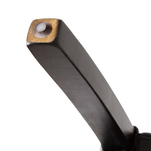 Set di 2 sedie da sala da pranzo di design in similpelle marrone scuro 1908012