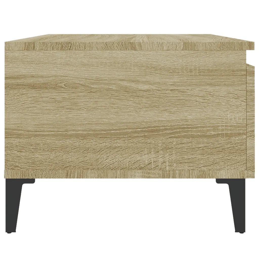 Tavolino-Tavolino da soggiorno-Tavolo Rovere Sonoma 50x46x35 cm in Legno Multistrato 302254