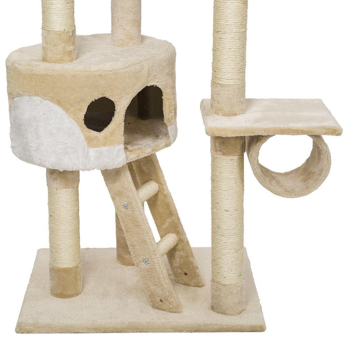 Tiragraffi per gatti 260 cm beige/bianco 3708093