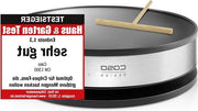 Cottura extra ampia per crêpes - diametro 33 cm - finitura antiscivolo di alta qualità - 8 livelli di cottura - regolatore di cottura scorrevole - inclusa distributrice di impasto - spatola in legno
