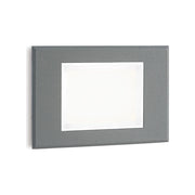 Segnapasso In Alluminio Grigio Led 3 W 300 Lm 3000K Spina