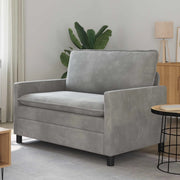 Divano Grigio Chiaro 126 x 81 x 87,5 cm Velluto