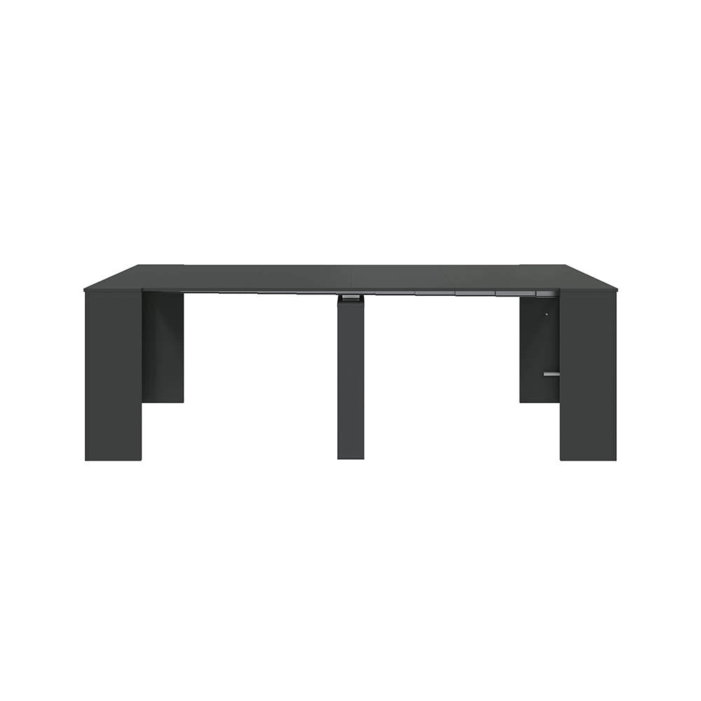 Abicitren, Consolle Allungabile 10 Posti, 90x51x78h cm Nero Antracite