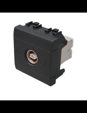 L4201P/2 - Presa Tv Passante Femmina 2 moduli