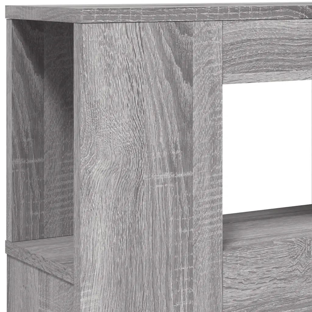Testiera LED Grigio Sonoma 220x18,5x103,5 cm Legno Multistrato