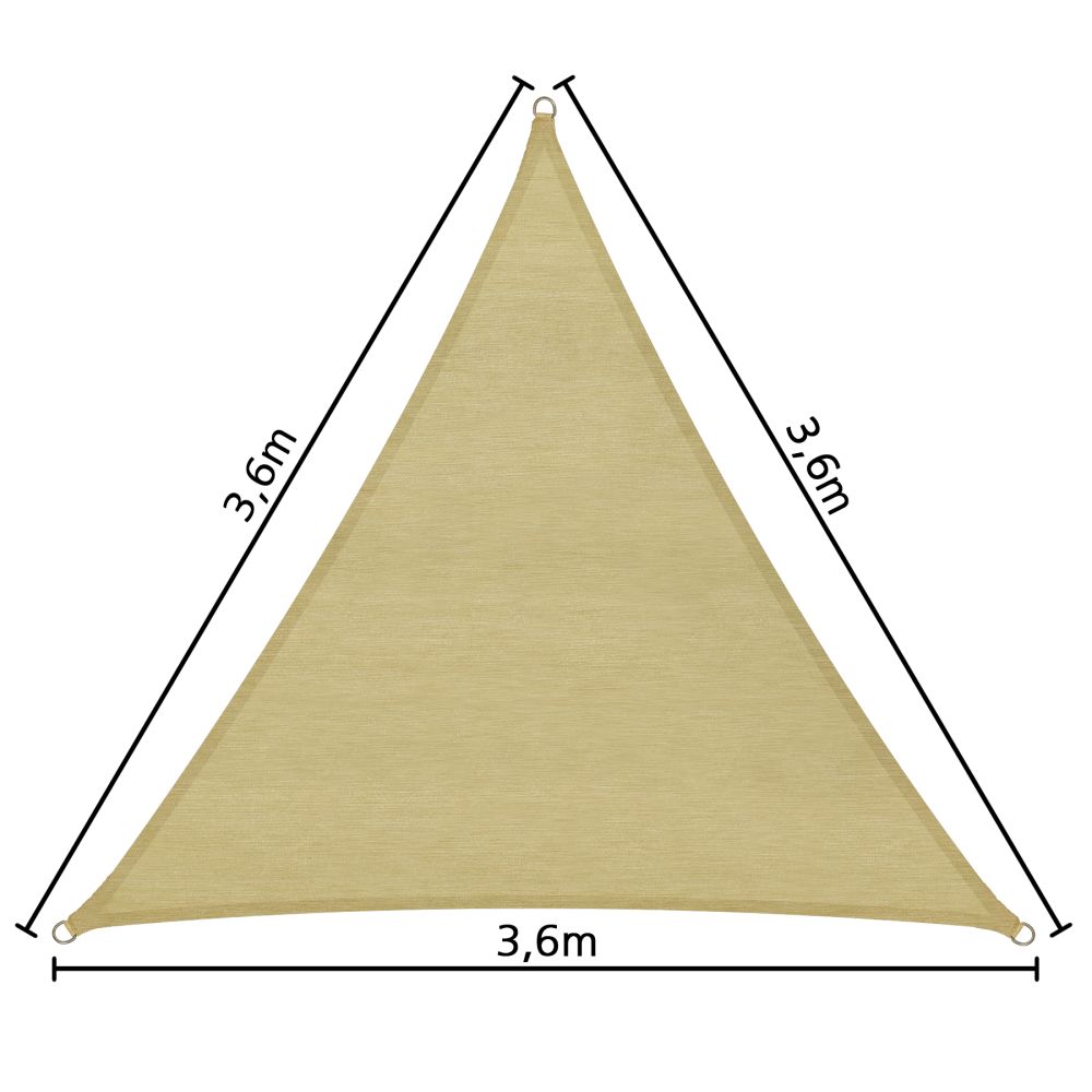 Vela parasole triangolare 360 ​​cm 2208093_2