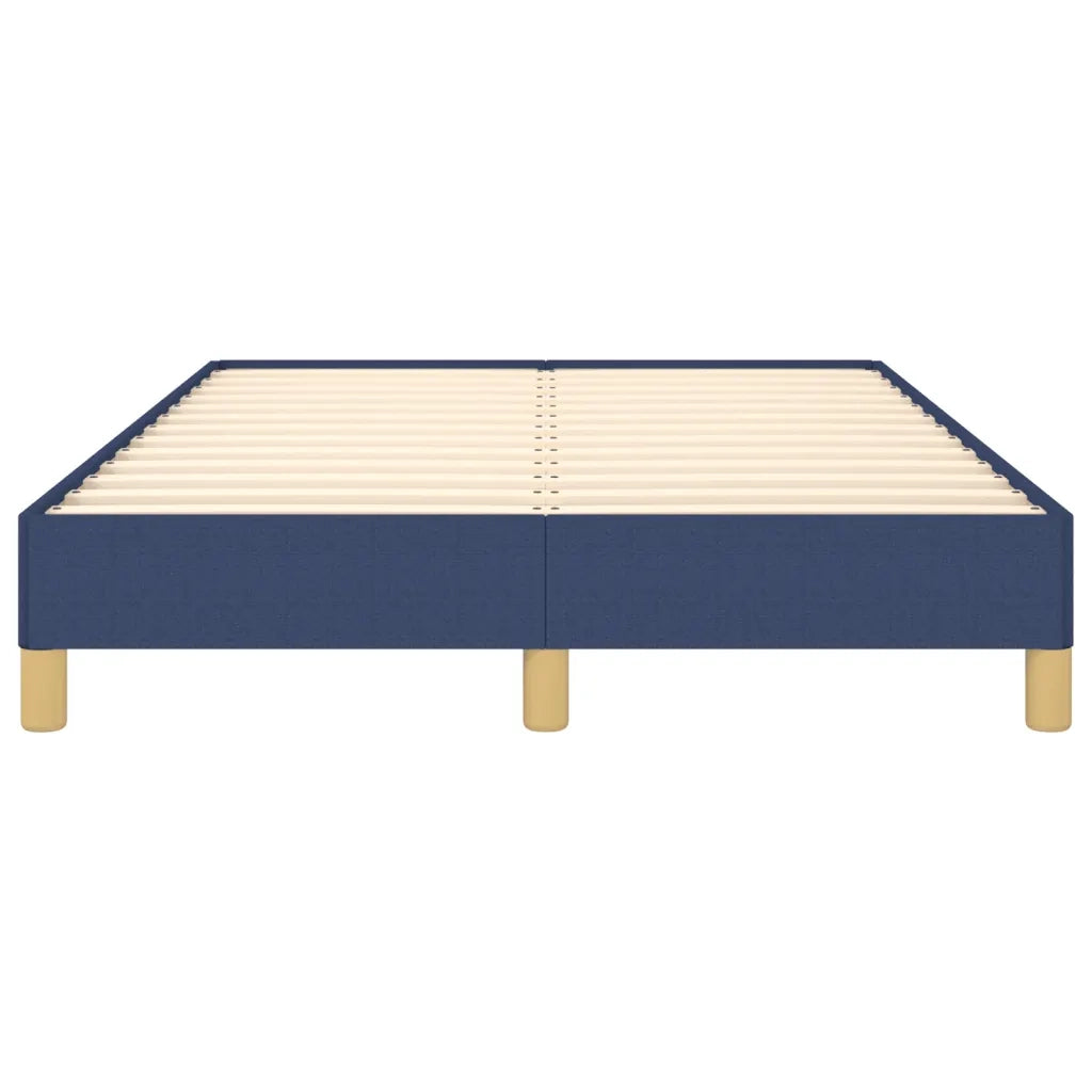 vidaXL Giroletto senza Materasso Blu 120x190 cm in Tessuto