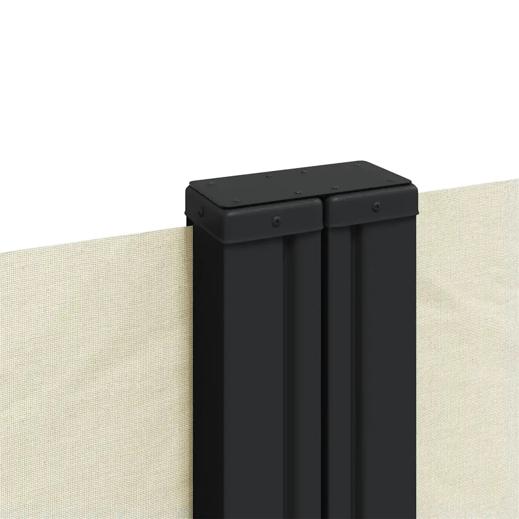 Tenda da Sole Laterale Retrattile-Tenda parasole per balcone per giardino Crema 120x1200 cm